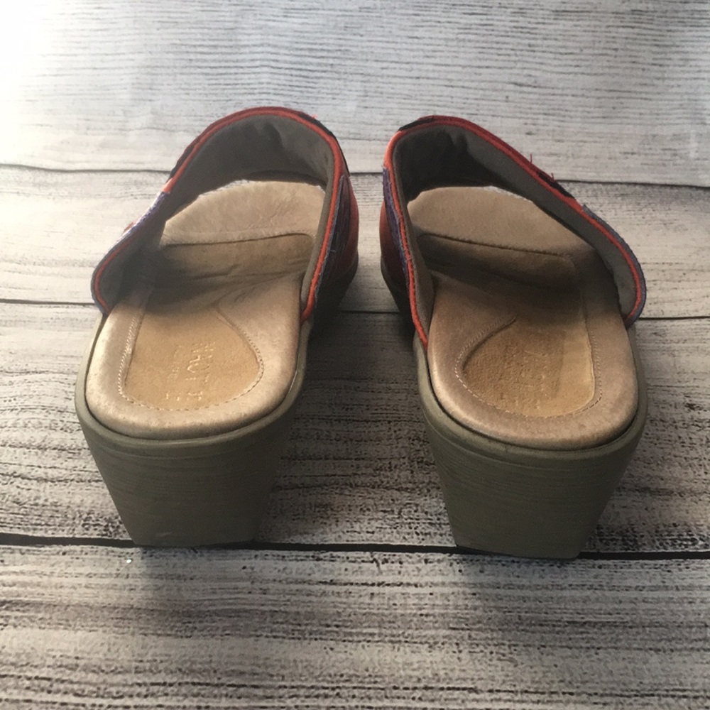 NAOT orange red purple sandals size 38/7 - Picture 5 of 11